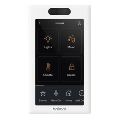 Control de Iluminación Inteligente / Pantalla Táctil LCD 5 Pulgadas / Wi-Fi 2.4 GHz / 3 Controles Integrados / Compatible Alexa, Google Home y Apple HomeKit / 120V 60 Hz