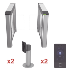 Kit de Torniquete con Terminales Faciales / Montajes Incluidos / Izquierdo y Derecho / Carril 90 cm (2.95 ft) / 3,000,000 MCBF / 4 Pares de IR