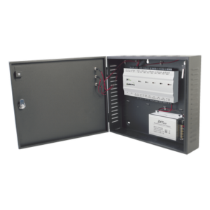 Controlador de Acceso 4 Puertas / 20,000 Huellas / 30,000 Tarjetas / TCP/IP / ADMS PUSH / Fuente 12V 5A / Gabinete