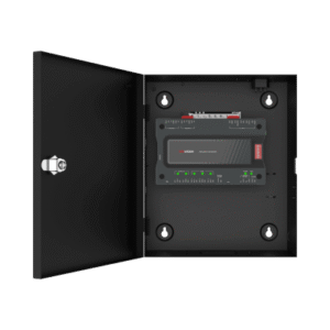 Controlador de Acceso para Elevadores / 128 Pisos / TCP/IP / 100,000 Tarjetas / 50,000 Usuarios / Huella, Tarjeta o QR / 5 Relevadores / 24 Distribuidores Esclavos