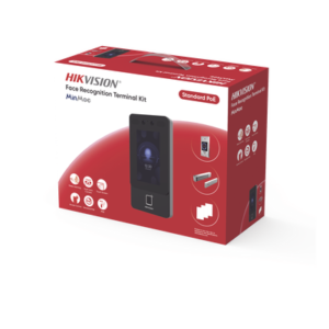 Kit Terminal Control de Acceso / Reconocimiento Facial 1500 Rostros / 3000 Huellas + 3000 Tarjetas / Pantalla Táctil 4.3" / 2 Megapixel Gran Angular / PoE+ / Alimentación Cerradura 12VDC/1A / IP65 / Wi-Fi / Audio Bidireccional / Reconocimiento con Mascarilla / -30°C a 60°C