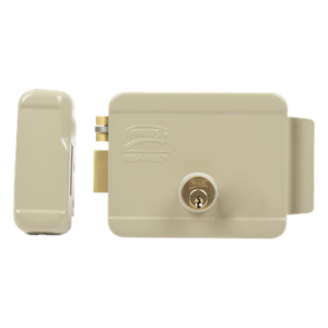 Cerradura Eléctrica / Doble Cerrojo / 12 VCC/VCA / Activación por Pulso 2 s / Izquierda / Exterior