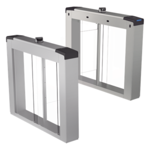 Torniquete Swing Bidireccional / Reconocimiento Facial 100,000 Rostros / Lector Mifare 200,000 Tarjetas / 5,000,000 MCBF / 4 Sensores dToF / Paso 20-60 Personas/min / Carril 65 o 90 cm (25.6 o 35.4 in) / Wi-Fi AP y RJ45