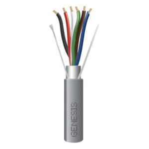 Cable Multiconductor Blindado Plenum / 6x22 AWG / 305 m (1000 ft) / Clasificación CMP-CL3P-FPLP / Color Gris