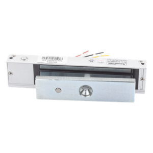 Chapa Magnética Electromagnética / 350 lbs (158.8 kg) / LED Estado / 12/24 VCC / Sensor NO/COM / Interior