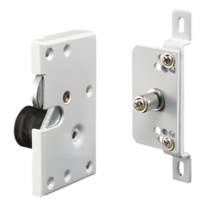 Cerradura Eléctrica para Puerta Corrediza / Fuerza de Sujeción 300 kg / Falla Segura Abierta / 12 VCC / Metal y Plástico