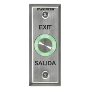 Botón de Salida Piezoeléctrico / IP65 / LED Bicolor Verde-Rojo / Toggle y Temporizador 1-30 s / Contactos NA/NC 2A / Acero Inoxidable