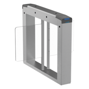 Carril Central para Torniquete Swing / Ancho 90 cm / Exterior / Acero Inoxidable SUS304 / 4 Pares Sensores IR / 20-60 Personas/Minuto / -20°C a 65°C
