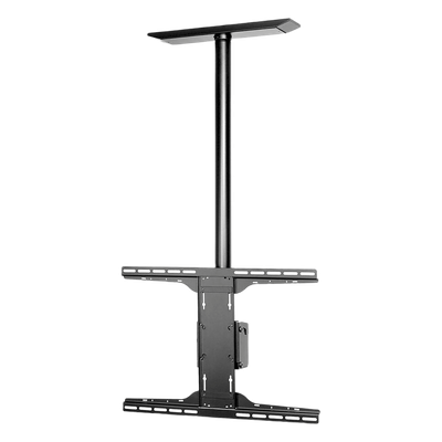 Soporte de Techo Universal / Pantallas 32" a 90" / Carga 68.2 kg (150 lb) / Patrón 600 x 400 mm / Columna 91.4 cm (36") / Inclinación -5° a 20° / Giro 360°