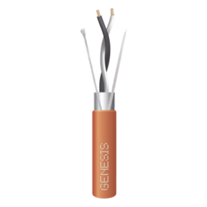 Cable de Comunicación / 1 Par 18 AWG / Blindado / Plenum / 305 m (1000 ft) / Naranja