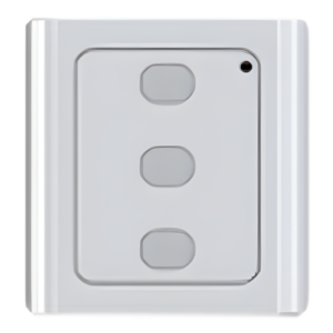 Control Remoto Inalámbrico RF de Pared / 433 MHz / 3V / Alcance 30 m (100 ft) / Código Rodante