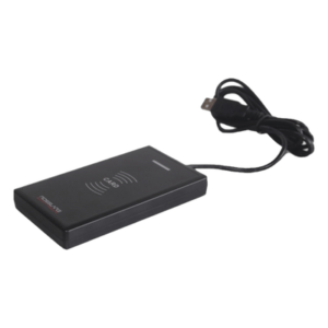 Lector Enrolador de Escritorio / UHF 900 MHz / EPC Gen 2 / USB / 5 cm Alcance / 4.9 x 2.8 x 0.7 in