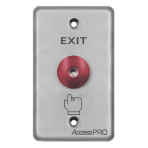 Botón de Parada de Emergencia / Contacto NO/NC / LED 12 VCC / Acero Inoxidable / Ø 16 mm / Placa 115 x 70 x 32 mm