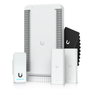 Kit de Control de Acceso para Elevador / Hasta 18 Pisos / PoE++ / 4 Puertos Gigabit / Hub + Lector G2 + 2 Extensores PoE / 10 Tarjetas de Acceso / Interior y Exterior