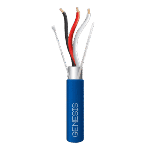 Cable de Control Plenum / 3x18 AWG / Blindado con Dren / 305 m (1000 ft) / Clasificación CMP-CL3P-FPLP-FT6 / Azul