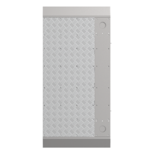 Base adicional para torniquete / Carril extra 90 cm (2.95 ft) / Sin anclaje al piso / Compatible con DS-K3B601-BASE900-S