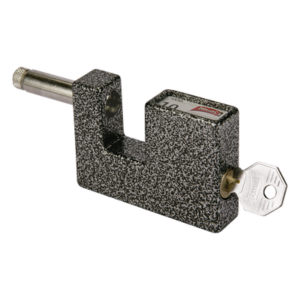 Candado de Seguridad / Pasador Estrecho Anti-Palanca / 5 Pernos de Combinación / Cuerpo Aleación Metálica 71 mm (2.8 in) / Acabado Cromo Martillado