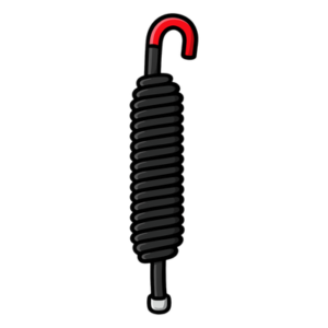 Resorte de Repuesto para Barrera Vehicular / Brazos de 5 y 6 m (16.4 y 19.7 ft) / Diámetro 43 mm / Longitud 425 mm / Acero de Resorte / 2 Componentes / Series 52 y 42