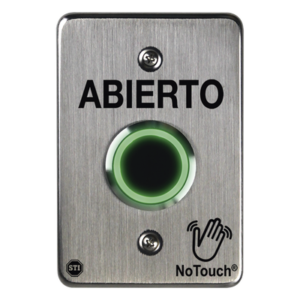 Interruptor IR NoTouch / Acero Inoxidable 304 Grado Médico / Contacto Seco Forma C / 4.5" x 4.5" x 0.26" (11.4 cm x 11.4 cm x 6.6 mm)