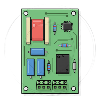 Tarjeta electrónica principal / Entradas integradas comunicación-alarma-sensor / Supresión de voltaje / Compatible torniquete DSK3B801L/M