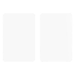 Kit de Aletas para Torniquete / Acrílico de Alto Impacto / IK05 / Ancho de Carril 65 cm (2.1 ft) / 2 Piezas