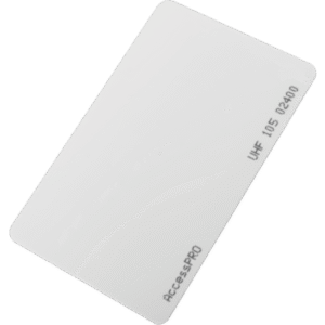 Tarjeta RFID  UHF / EPC GEN2 / ISO 18000 6C / PET No imprimible / Incluye porta tarjeta