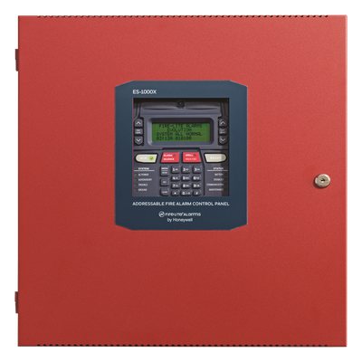 Panel de Control de Incendio Direccionable / 318 Puntos por Lazo SLC / Expandible a 954 Puntos / 4 Circuitos NAC / Pantalla LCD 80 Caracteres / Sin Comunicador