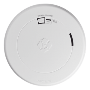 Detector Combo de Humo y CO / Batería Sellada de Litio 10 Años / Sensor Fotoeléctrico y Electroquímico / Alarma 85 dB / Diseño Ultra Delgado / Instalación Sin Cableado