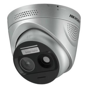 Cámara IP Turret / Detección Térmica de Incendios / 4 Megapíxel Óptico + 1 Megapíxel Térmico / Doble Espectro / Alcance de Llama 30 m (98.4 ft) / IP67 / -20 a 550 °C