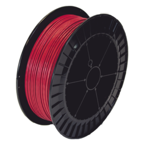 Cable Detector de Calor Lineal / Temperatura Fija 68 °C / Bobina 152 m (498.7 ft) / Recubrimiento Nylon Rojo / Exterior / Guía Acerada