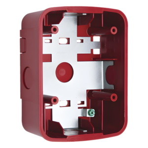 Caja de Montaje en Pared y Techo / Para Bocina y Bocina con Estrobo / Color Rojo / Compatible Serie L
