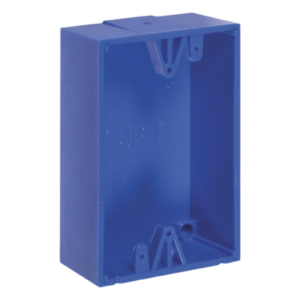 Caja de Montaje en Superficie / Policarbonato / 1.5 in (38 mm) Profundidad / Clasificación 5VA / UL Listed