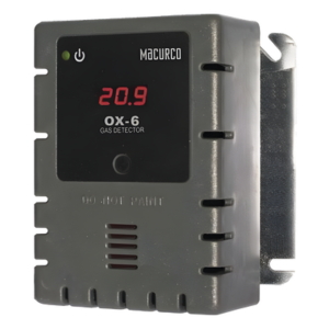 Detector y Controlador de Oxígeno / Rango 0 a 20% O2 / Salida 4-20 mA / Doble Relevador / Montaje 4 x 4 in