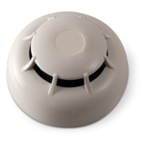Detector de Humo Óptico / 4 Sensibilidades Programables 0.08-0.15 dB/m / Muestreo Cada 4 s / Compensación Automática de Suciedad / IP43 / Consumo Ultra Bajo 90 µA