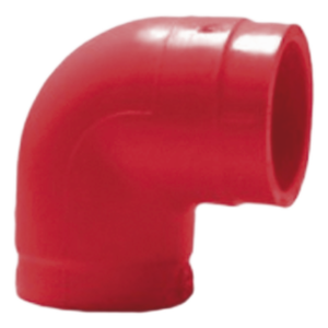 Codo de 90° para Tubería de Aspiración / CPVC Resistente al Fuego / Diámetro ¾ Pulgada / Paquete 10 Piezas / Certificación UL / NFPA / Leyenda Impresa Permanente