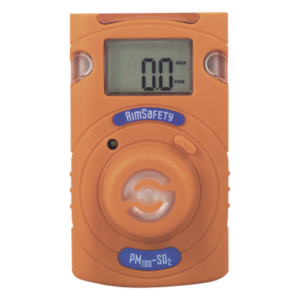 Monitor de Gas Personal / SO₂ / Sensor Electroquímico / Alarma Triple / Pantalla LCD / Diseño Industrial