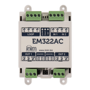 Módulo de Control / 2 Entradas Supervisadas / 2 Salidas de Relé 230 VCA / LoopMap / Autodireccionamiento 240 Direcciones / EN54-17 y EN54-18
