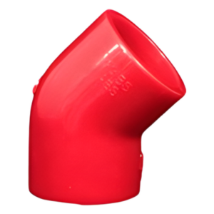 Codo 45° para Tubería de Detección de Humo por Aspiración / CPVC Resistente al Fuego / 3/4 Pulgada / Certificación UL / NFPA 101