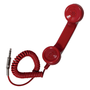 Auricular para teléfono de emergencia / Conector jack 6,3 mm / Compatible con centrales Previdia Ultravox