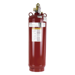 Cilindro con Válvula para Sistema de Extinción / 350 lb (158.7 kg) / Válvula 2" con Indicador de Nivel / UL Listed y FM Approved / USCG Approved