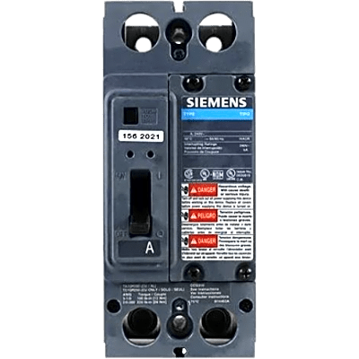 Interruptor Termomagnético de Caja Moldeada / 2 Polos / 125 A / 240 V / 10 kA / Sin Zapatas Principales / Clasificación HACR