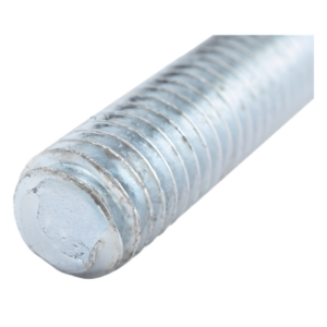 Varilla Roscada / 3/8" (9.5 mm) / 3000 mm (9.8 ft) / Acero Alta Resistencia / Electro Zinc 15-20 μm / Roscado Métrico e Imperial