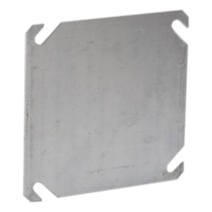 Tapa Ciega Cuadrada / 4 Pulgadas / Acero Galvanizado / 0.286 kg / Cajas 4"x2"