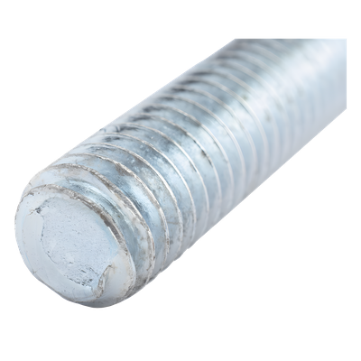 Varilla Roscada / 1/4" x 3000 mm (9.8 ft) / Acero Alta Resistencia / Acabado Electro Zinc / Rosca Completa