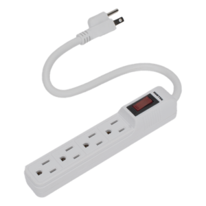 Multicontato Profesional / 4 Tomas 127 Vca / 15 A / Cable 30 cm (11.8 in) / Interruptor Iluminado / Norma NOM 003