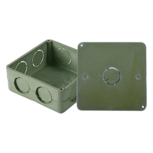 Caja Cuadrada con Tapa / PVC Conduit 1 pulgada / Norma NMX-E-012 / Autoextinguible / Aislante Eléctrico