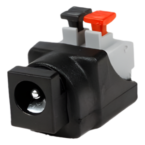Adaptador de Alimentación DC / Jack 3.5 mm Hembra Polarizado / 12 Vcc / Terminales Push / Calibre 18