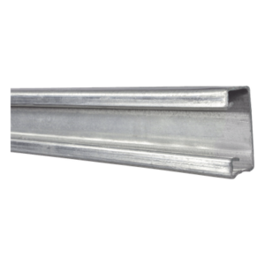 Canal Unicanal Sólido / 4 x 2 cm (1.57 x 0.79 in) / Acero Pregalvanizado 1.52 mm / Longitud 3 m (9.84 ft) / Refuerzo Estructural / 0.9 kg/m