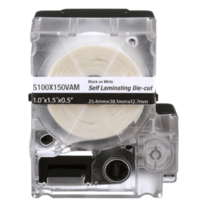 Casete de Etiquetas Autolaminadas / 175 uds / 25.4 x 38.1 mm / Cables 4-8.1 mm / Vinilo Blanco