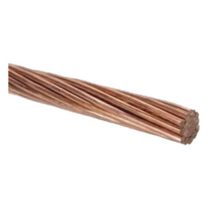 Cable Eléctrico de Cobre Desnudo / 1/0 AWG / 100 m (328.1 ft) / Semiduro / 7 Hilos Concéntricos / NOM-063-SCFI